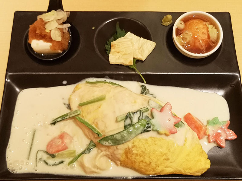 京たまごキッチン モレット　湯葉と京豆腐の和風プレート01