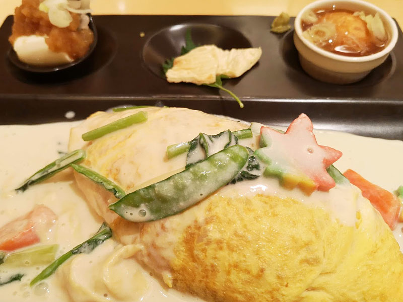 京たまごキッチン モレット　湯葉と京豆腐の和風プレート02