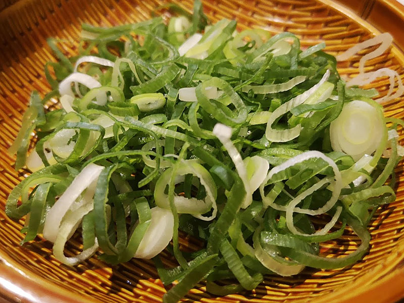 うま屋ラーメン 記念橋店 ネギ